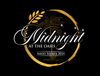 Midnight at the Oasis logo design by MarkindDesign