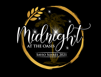 Midnight at the Oasis logo design by MarkindDesign