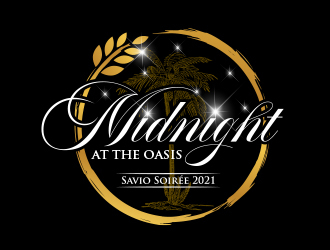 Midnight at the Oasis logo design by MarkindDesign