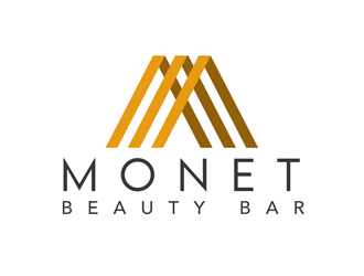 Monet Beauty Bar logo design by kunejo
