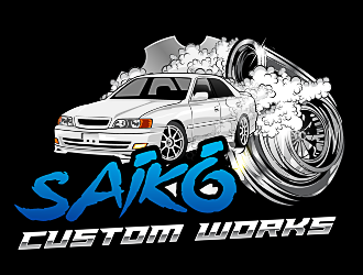 Saikō Custom Works logo design by scriotx