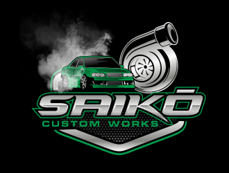 Saikō Custom Works logo design by qqdesigns