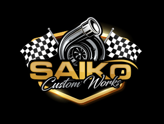Saikō Custom Works logo design by MarkindDesign