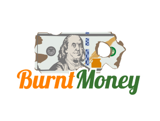 Burnt Money  logo design by AamirKhan