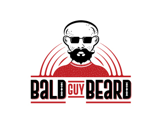 Bald Guy Beard logo design by dgawand