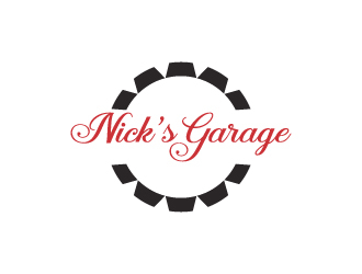 Nick’s Garage  logo design by aryamaity