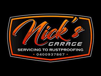 Nick’s Garage  logo design by Gopil