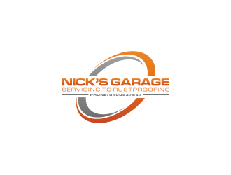 Nick’s Garage  logo design by sodimejo