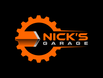 Nick’s Garage  logo design by GassPoll