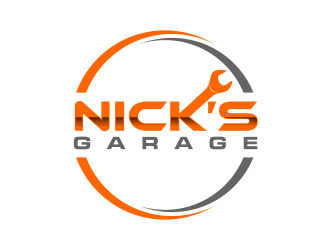 Nick’s Garage  logo design by GassPoll
