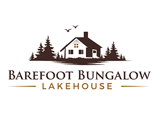 Barefoot Bungalow Lakehouse logo design by PrimalGraphics