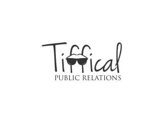 Tiffical Public Relations  logo design by bombers
