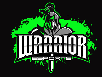 Warrior eSports logo design by 3Dlogos