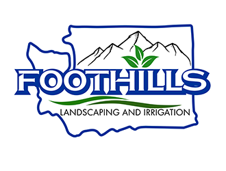 Foothills Landscaping and Irrigation logo design by 3Dlogos