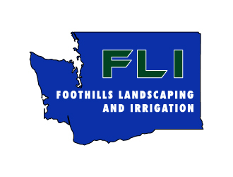 Foothills Landscaping and Irrigation logo design by pilKB