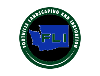 Foothills Landscaping and Irrigation logo design by pilKB