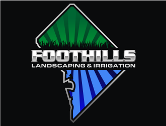Foothills Landscaping and Irrigation logo design by coco