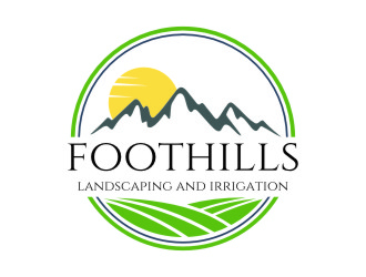 Foothills Landscaping and Irrigation logo design by jetzu