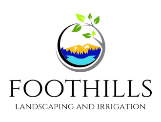 Foothills Landscaping and Irrigation logo design by jetzu