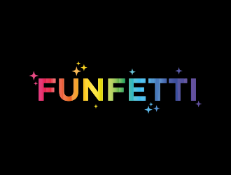 Funfetti logo design by qqdesigns