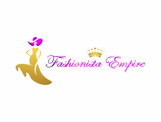 Fashionista Empire.com logo design by afra_art