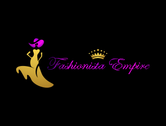 Fashionista Empire.com logo design by afra_art
