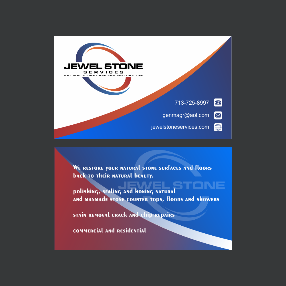 Jewel Stone Services logo design by Mahrein