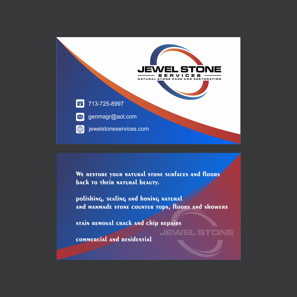 Jewel Stone Services logo design by Mahrein