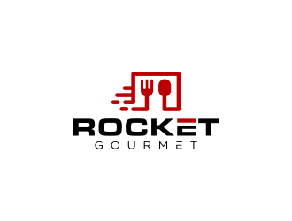 Rocket Gourmet logo design by kazama