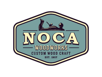 NOCA Woodworks logo design by cybil