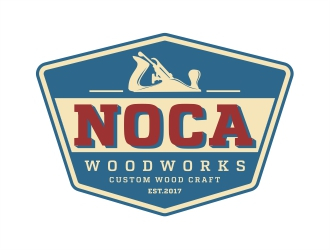 NOCA Woodworks logo design by Alfatih05