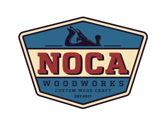 NOCA Woodworks logo design by Alfatih05
