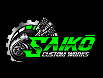 Saikō Custom Works logo design by daywalker