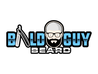 Bald Guy Beard logo design by done