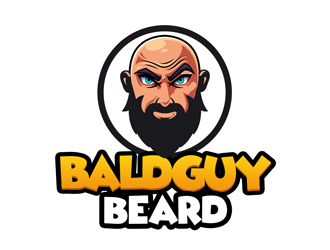 Bald Guy Beard logo design by kunejo