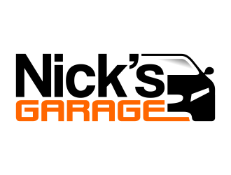 Nick’s Garage  logo design by FriZign