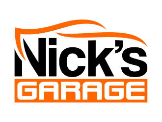 Nick’s Garage  logo design by FriZign