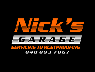 Nick’s Garage  logo design by cintoko