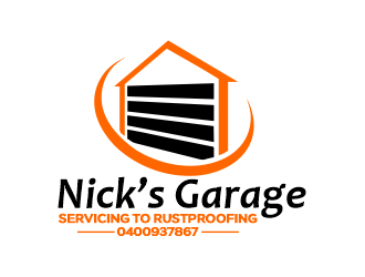 Nick’s Garage  logo design by Gwerth