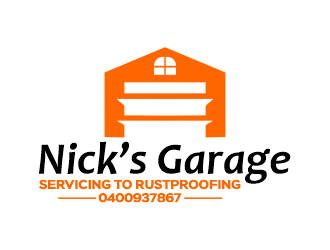 Nick’s Garage  logo design by Gwerth