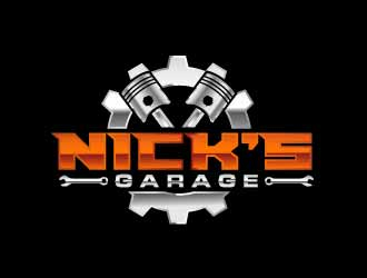 Nick’s Garage  logo design by usef44