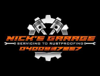 Nick’s Garage  logo design by usef44
