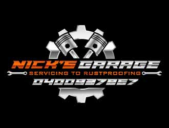 Nick’s Garage  logo design by usef44