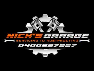 Nick’s Garage  logo design by usef44