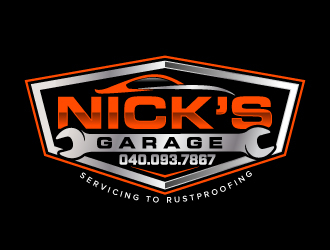 Nick’s Garage  logo design by jaize