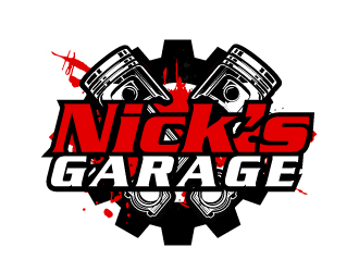 Nick’s Garage  logo design by AamirKhan