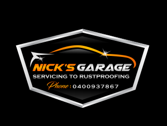 Nick’s Garage  logo design by Gopil