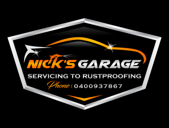 Nick’s Garage  logo design by Gopil