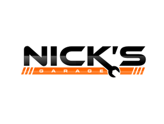 Nick’s Garage  logo design by sheilavalencia