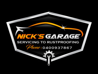 Nick’s Garage  logo design by Gopil